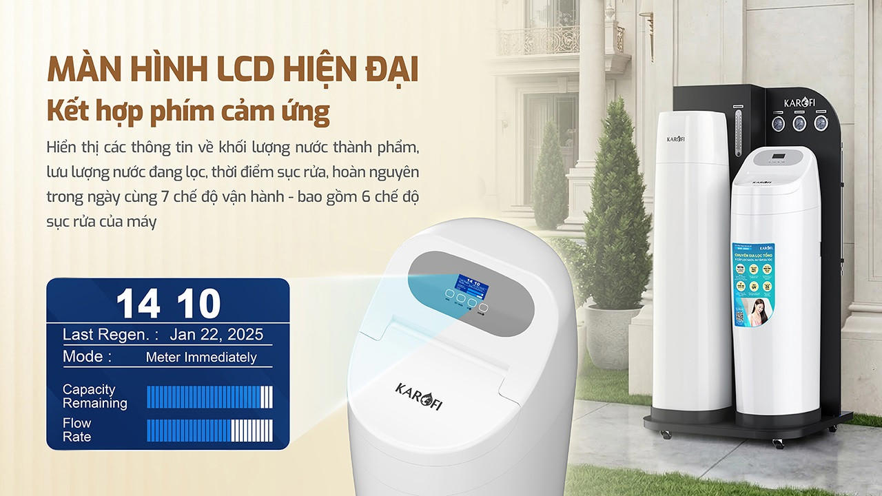 Lọc tổng trung tâm cao cấp Karofi WHF - E666